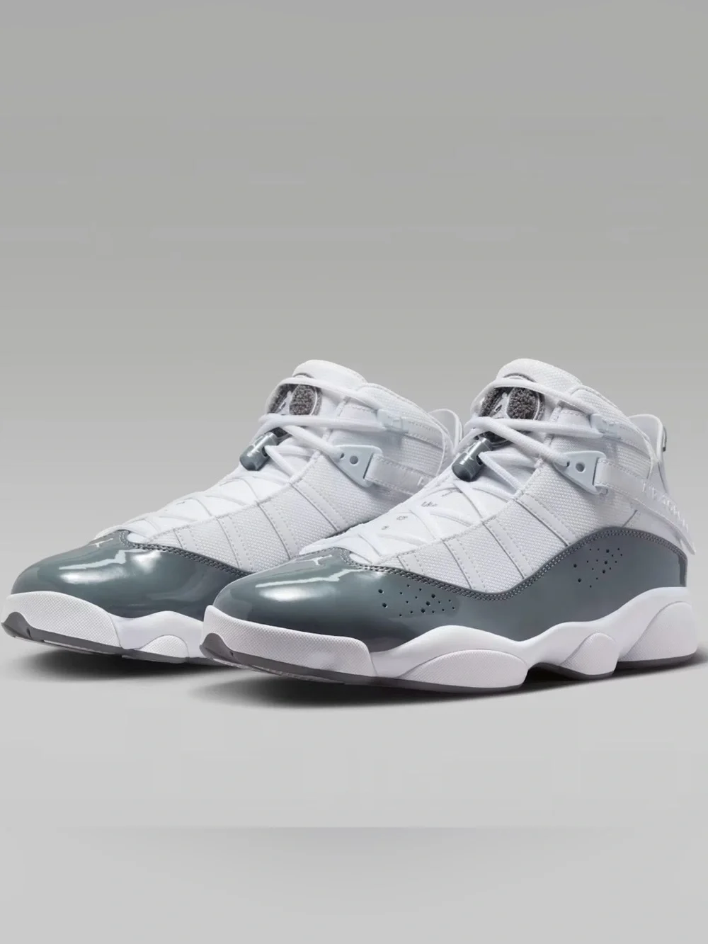 Brand New! Nike Air Jordan 6 rings White and Grey men’s sneakers